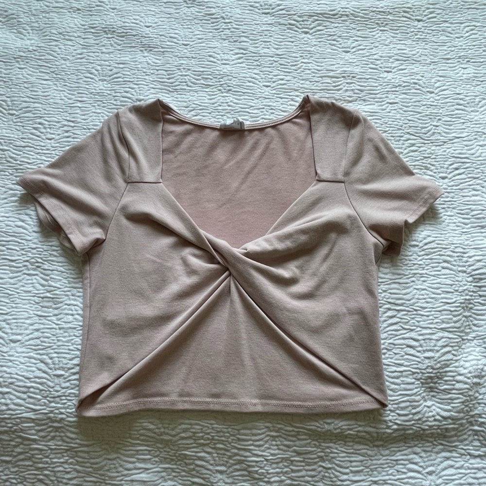 Lelis Knot detail crop top, size M